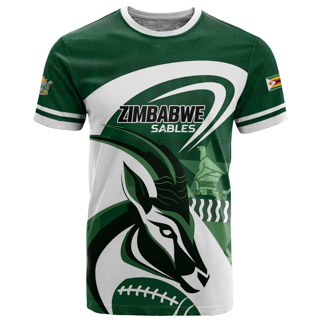 Custom Rugby Zimbabwe T shirt Sables Is The Champion LT01