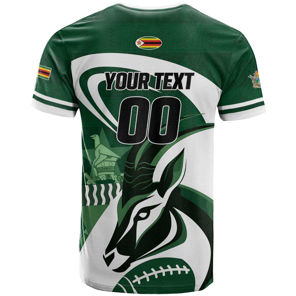 Custom Rugby Zimbabwe T shirt Sables Is The Champion LT01
