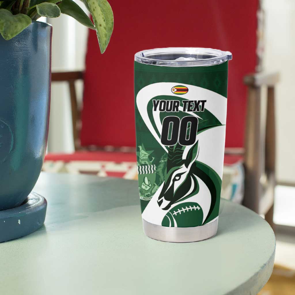 Custom Rugby Zimbabwe Tumbler Cup Sables Is The Champion LT01