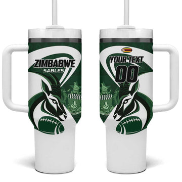 Custom Rugby Zimbabwe Tumbler With Handle Sables Is The Champion LT01