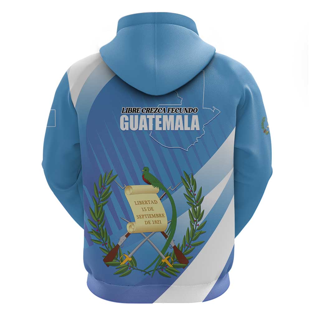 Guatemala Independence Day 1821 Hoodie Libre crezca fecundo LT01