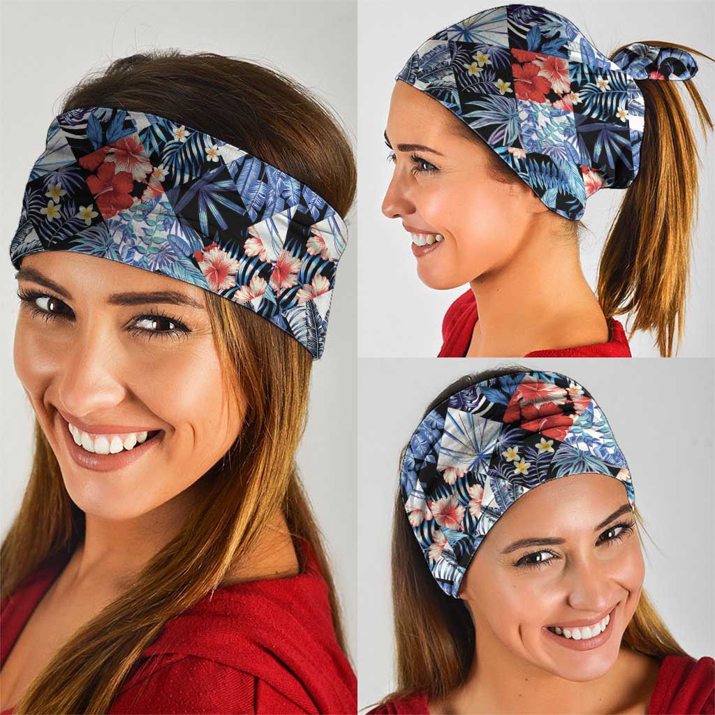 Hawaii Tropicana Blue Pattern Neck Gaiter LT01