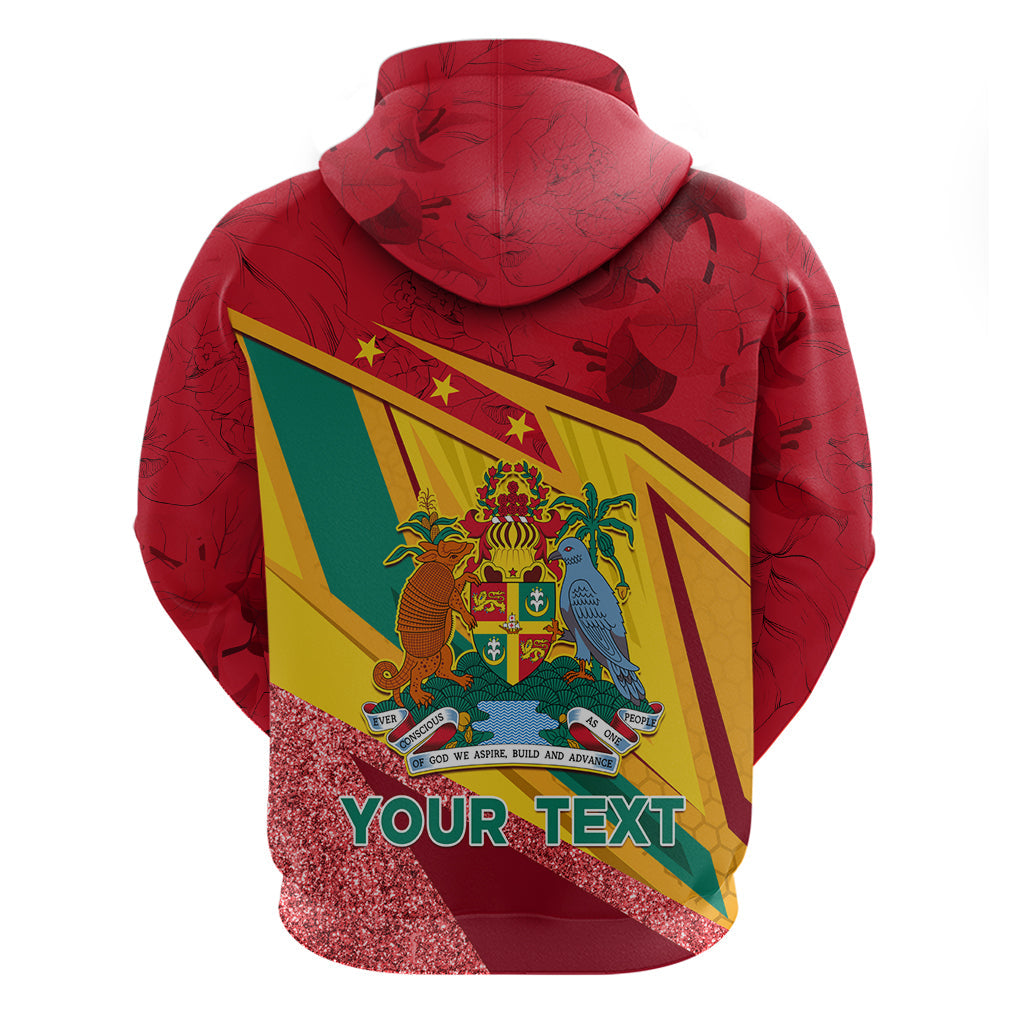 Grenada Independence Day Hoodie Gwenad Bougainvillea Sparkle Version LT01