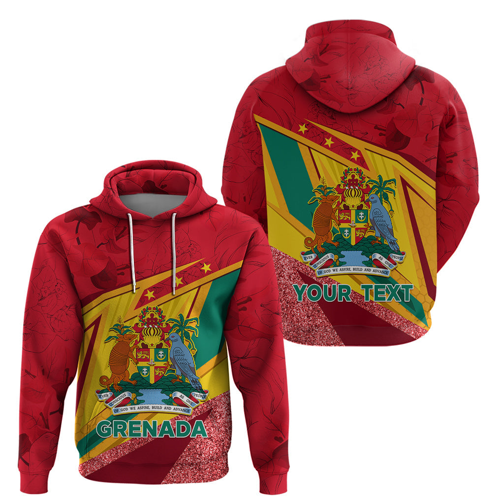 Grenada Independence Day Hoodie Gwenad Bougainvillea Sparkle Version LT01