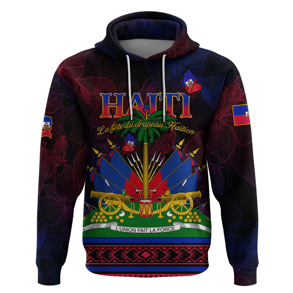 Haitian Flag Day Hoodie La fete du drapeau Haitien LT01