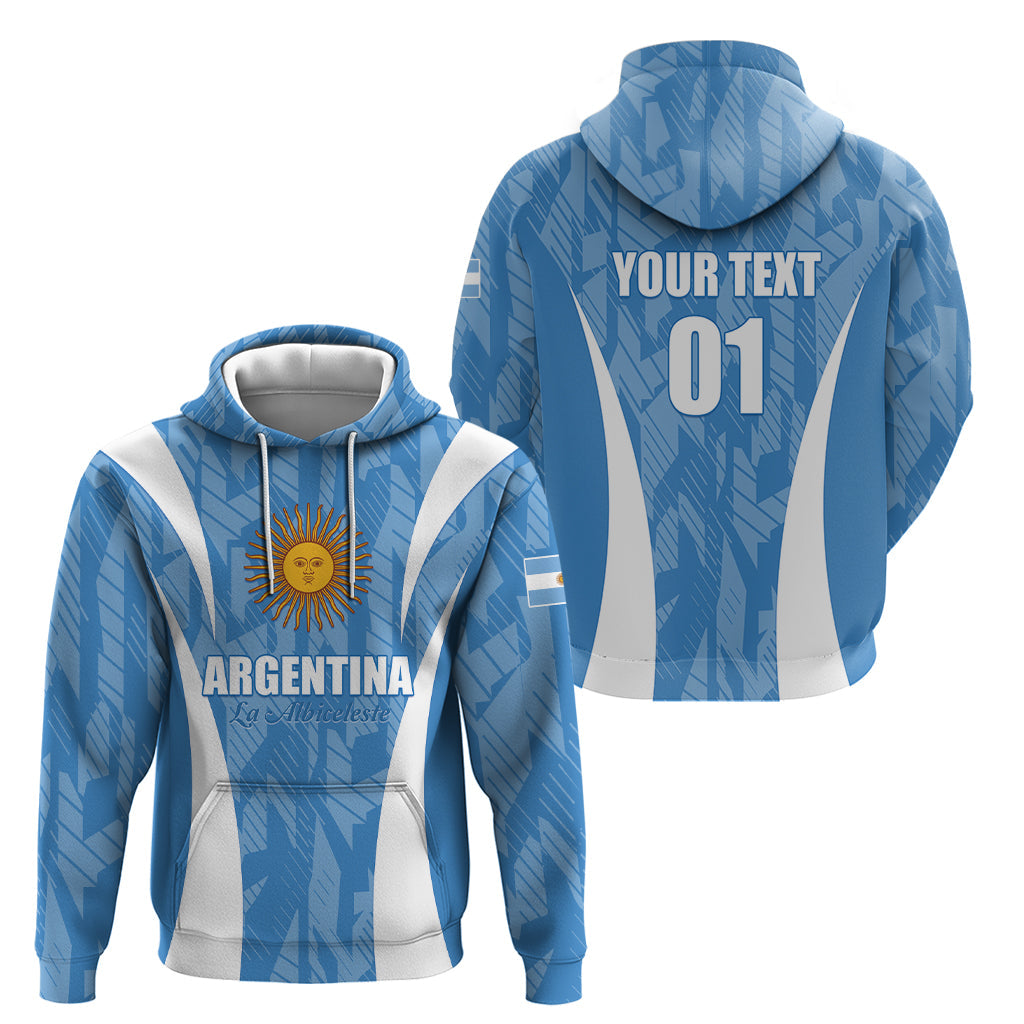 Personalized Argentina 2024 Hoodie Vamos La Albiceleste Campeon LT01