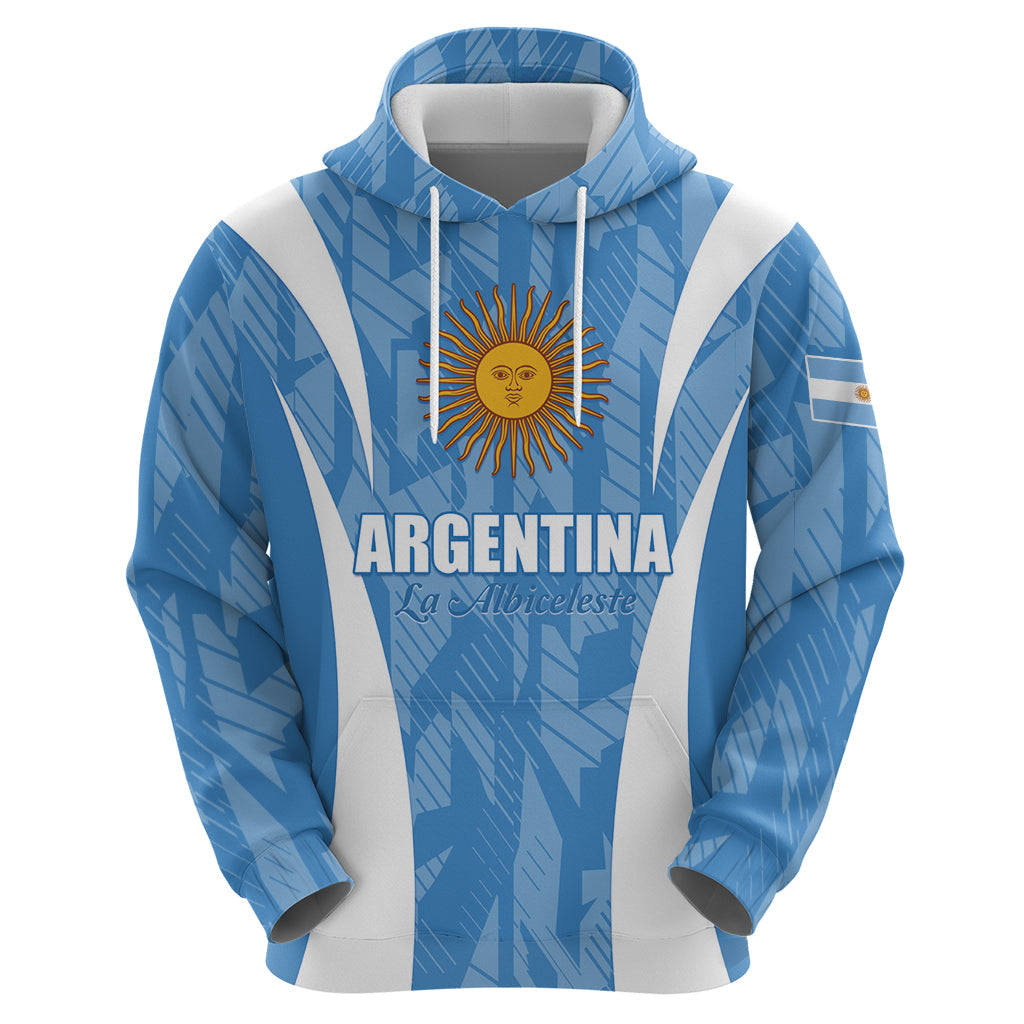 Personalized Argentina 2024 Hoodie Vamos La Albiceleste Campeon LT01