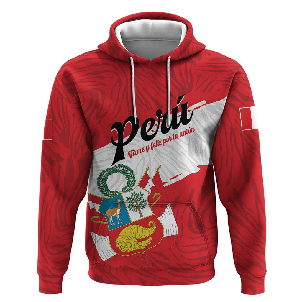 Personalized Peru Hoodie Piruw Ripuwlika Flag Stylized LT01