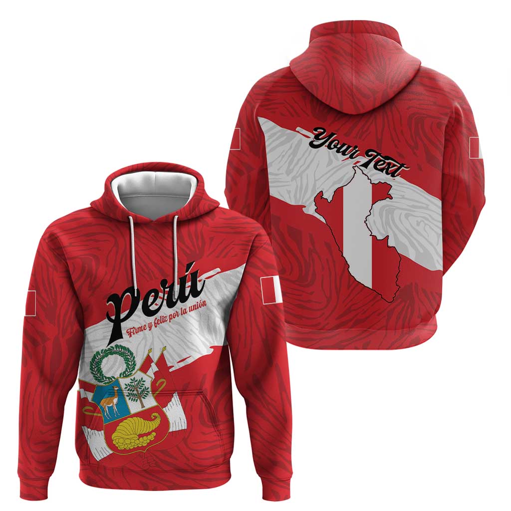 Personalized Peru Hoodie Piruw Ripuwlika Flag Stylized LT01
