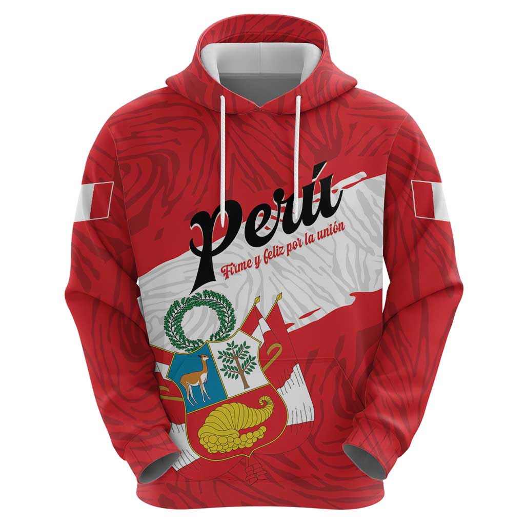 Personalized Peru Hoodie Piruw Ripuwlika Flag Stylized LT01