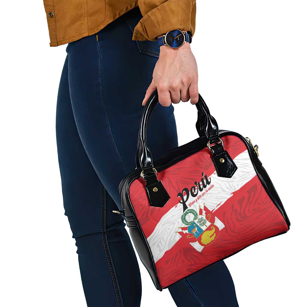Peru Shoulder Handbag Piruw Ripuwlika Flag Stylized LT01