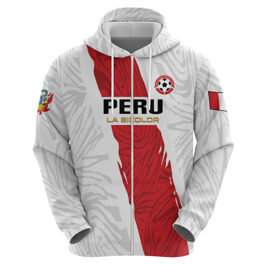 Custom Football Peru Hoodie La Bicolor Go Champions LT01