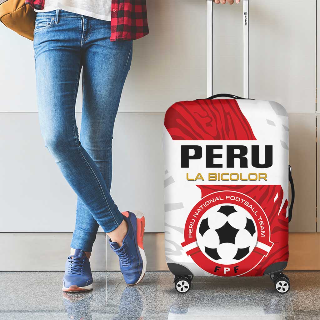 Football Peru Luggage Cover La Bicolor Go Champions LT01