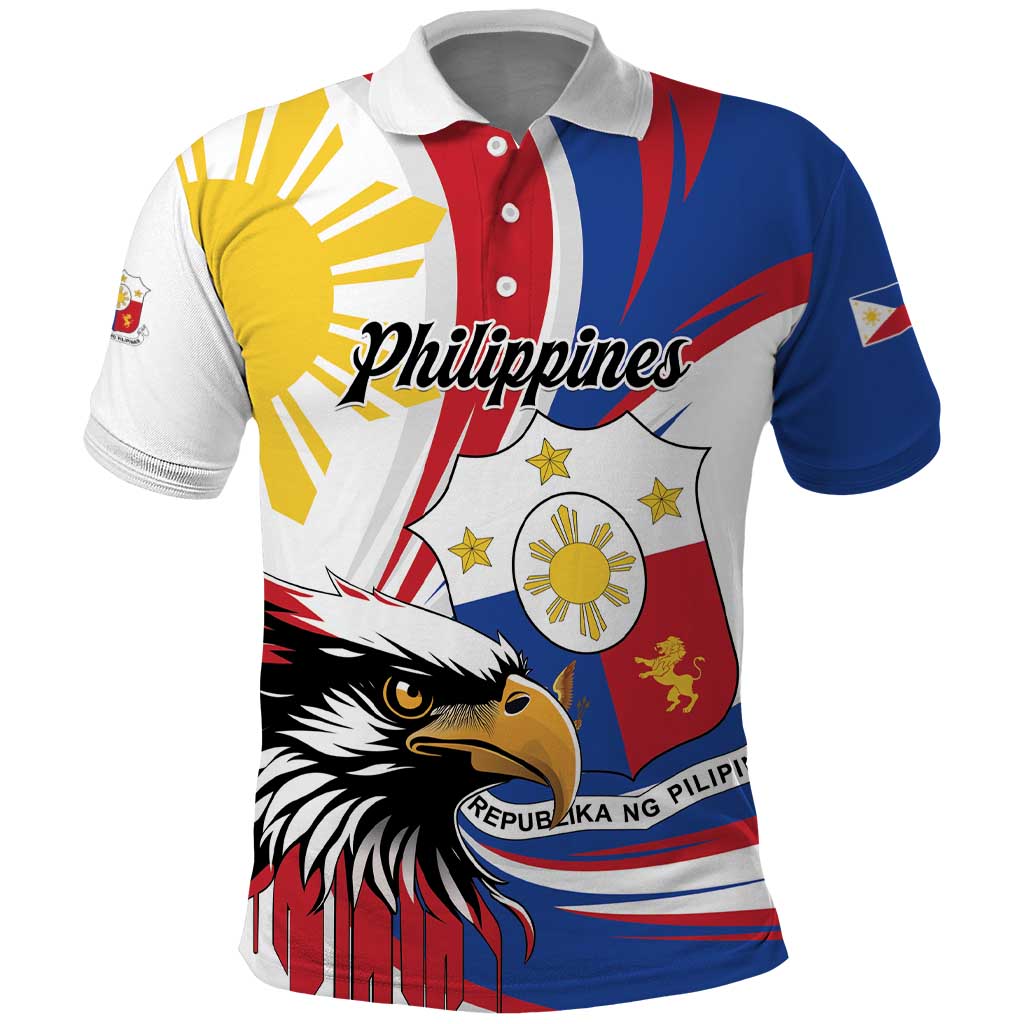 Personalized Philippines Eagle Polo Shirt Republika ng Pilipinas LT01