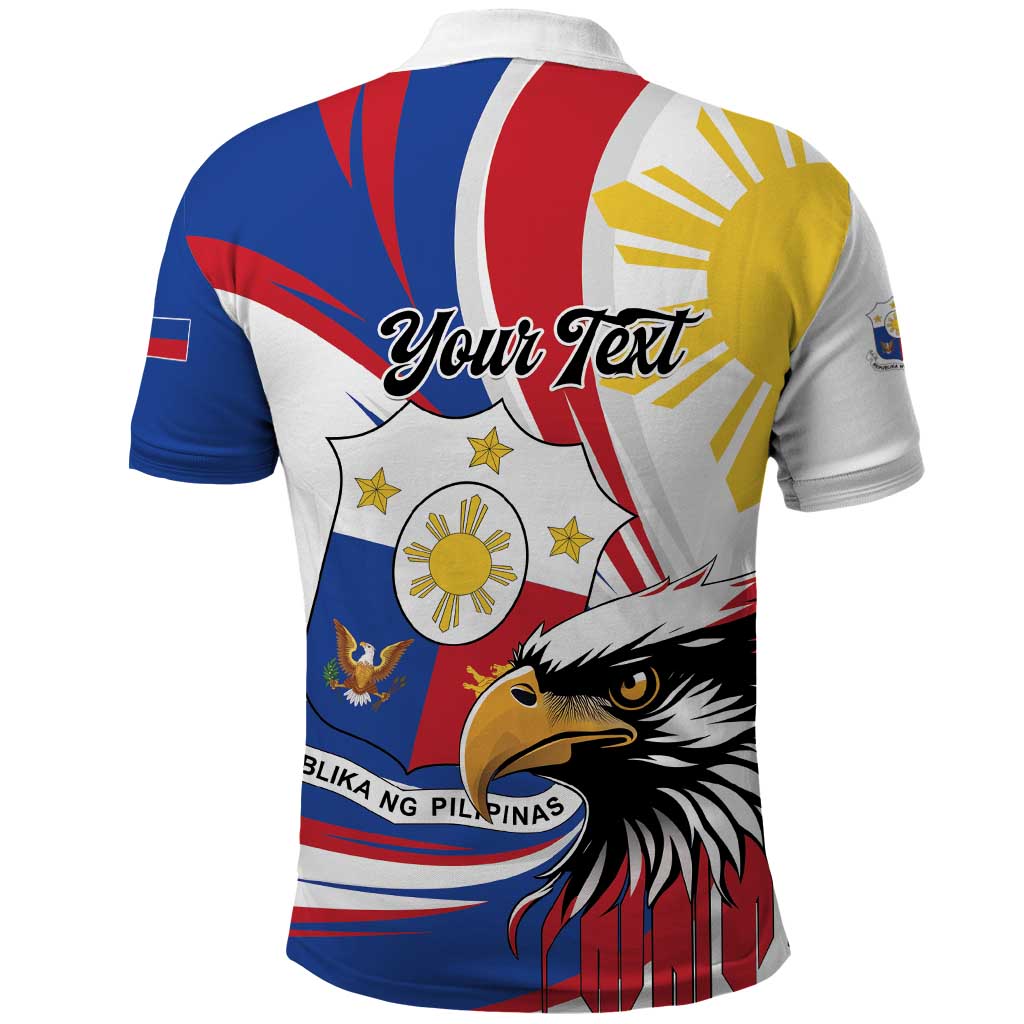 Personalized Philippines Eagle Polo Shirt Republika ng Pilipinas LT01