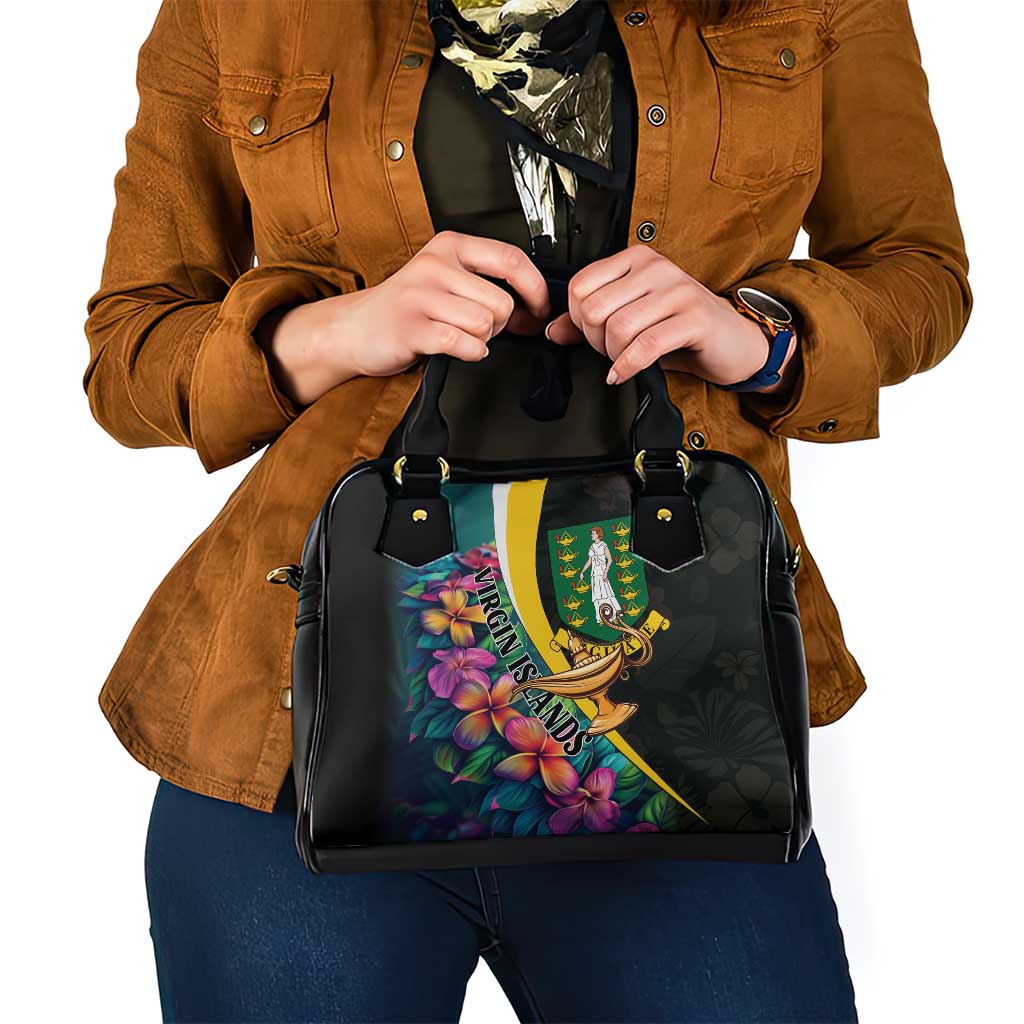 British Virgin Islands Tropical Shoulder Handbag Curve Style LT01