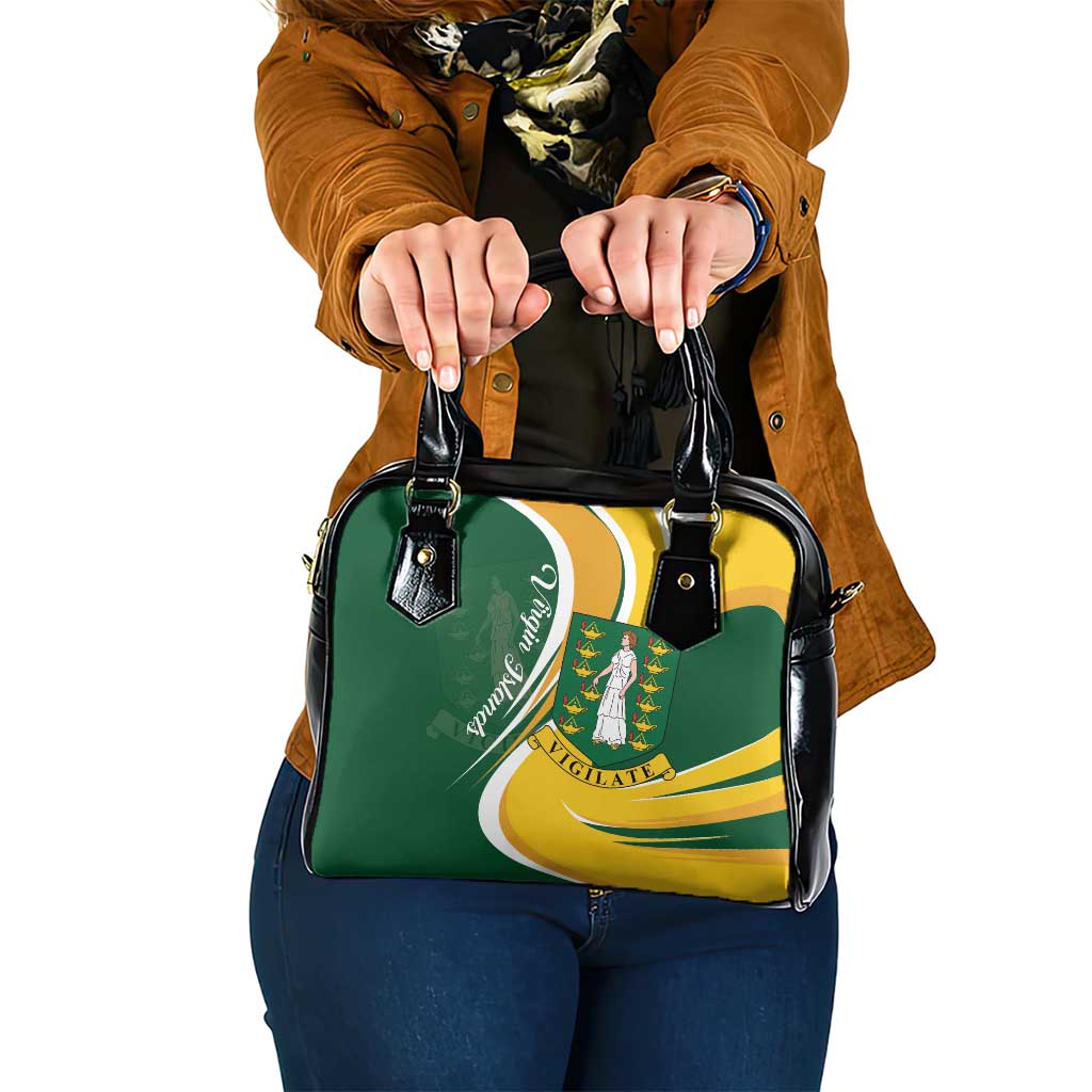 British Virgin Islands Shoulder Handbag Vigilate Flag Color LT01