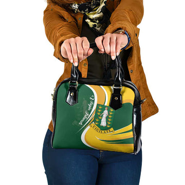 British Virgin Islands Shoulder Handbag Vigilate Flag Color LT01