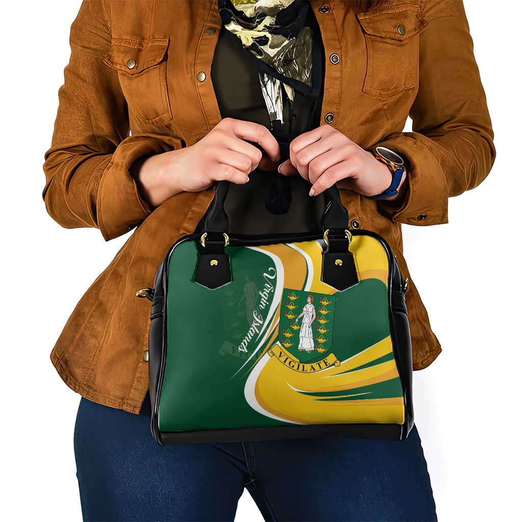 British Virgin Islands Shoulder Handbag Vigilate Flag Color LT01