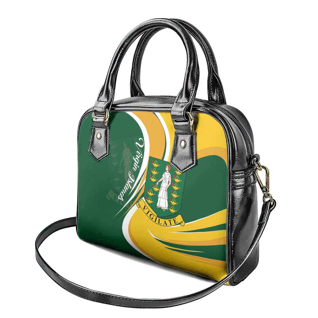 British Virgin Islands Shoulder Handbag Vigilate Flag Color LT01