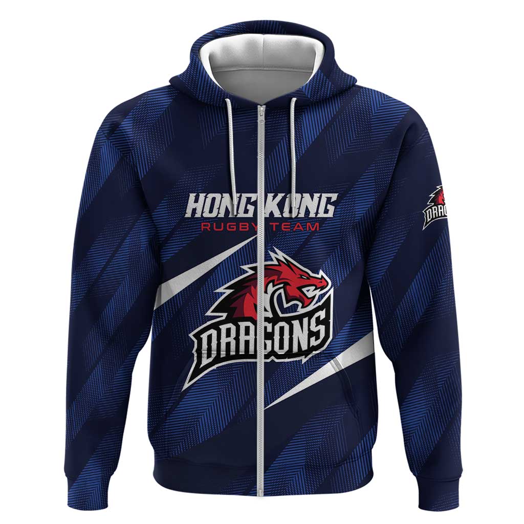 Custom Hong Kong Rugby Hoodie Dragons Go Champions LT01