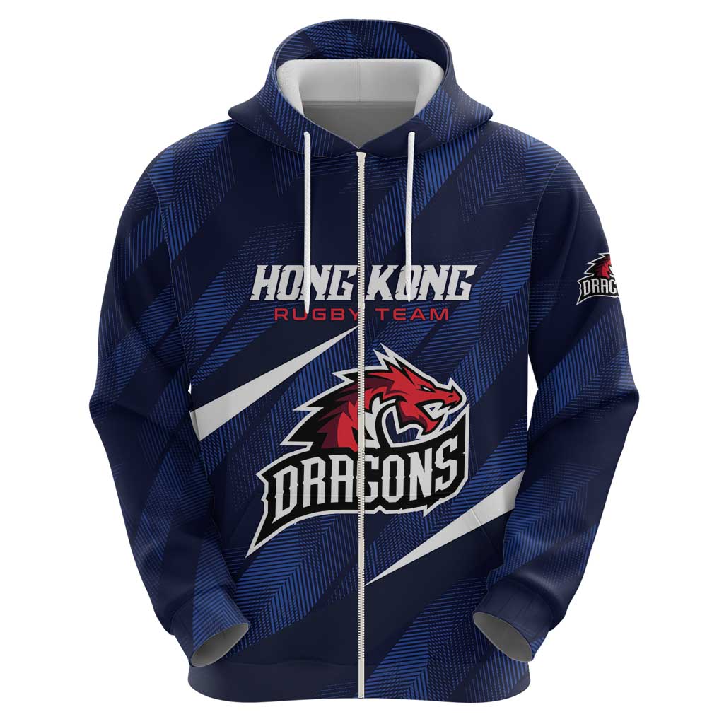 Custom Hong Kong Rugby Hoodie Dragons Go Champions LT01