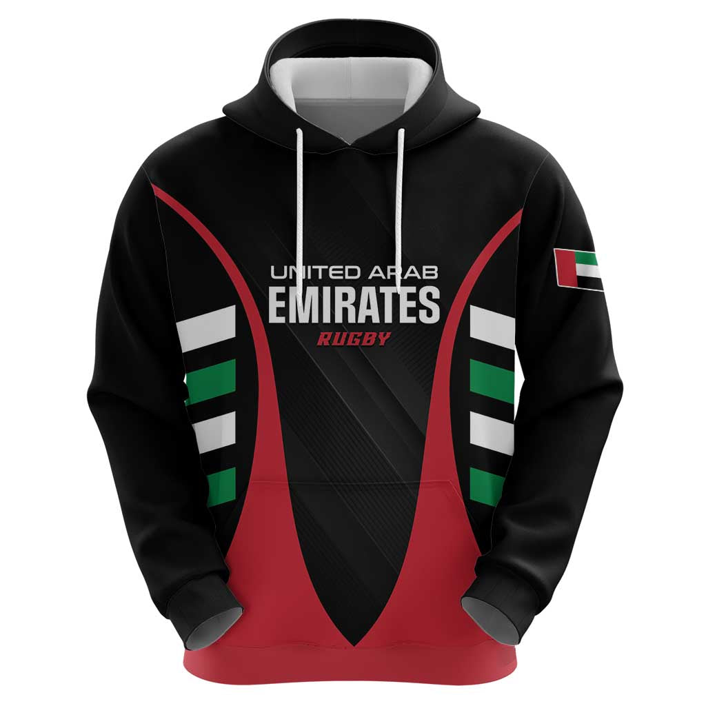 Custom United Arab Emirates Rugby Hoodie UAE Go Champions LT01