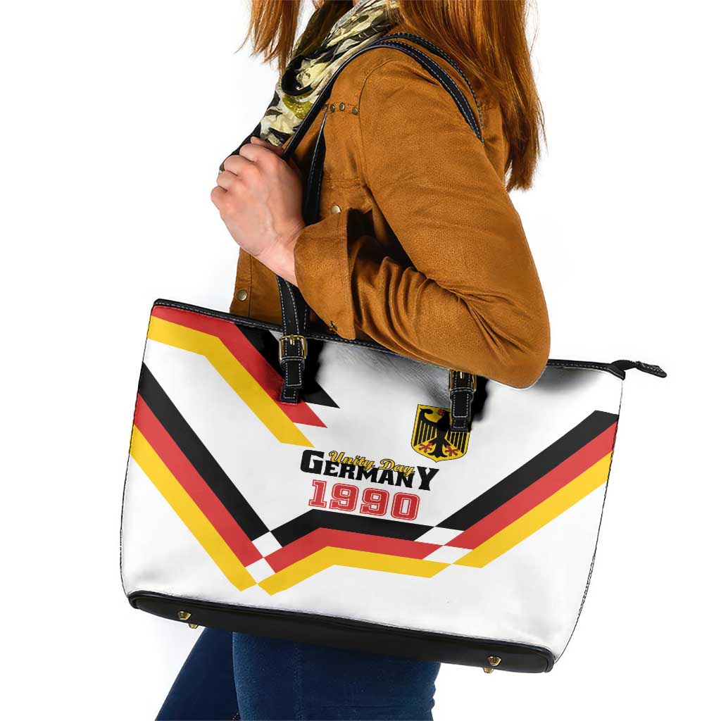 Germany Unity Day 1990 Edition Leather Tote Bag Unique Style LT01