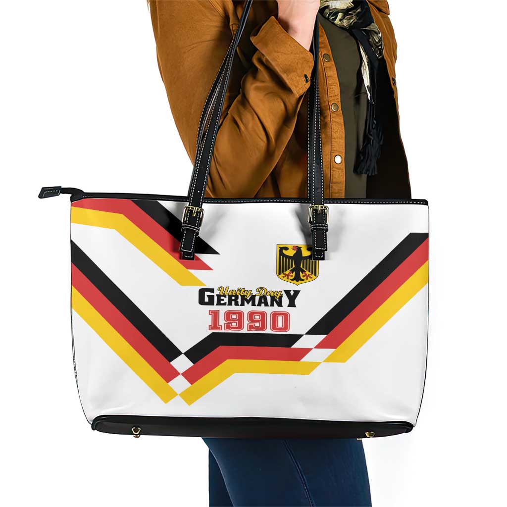 Germany Unity Day 1990 Edition Leather Tote Bag Unique Style LT01