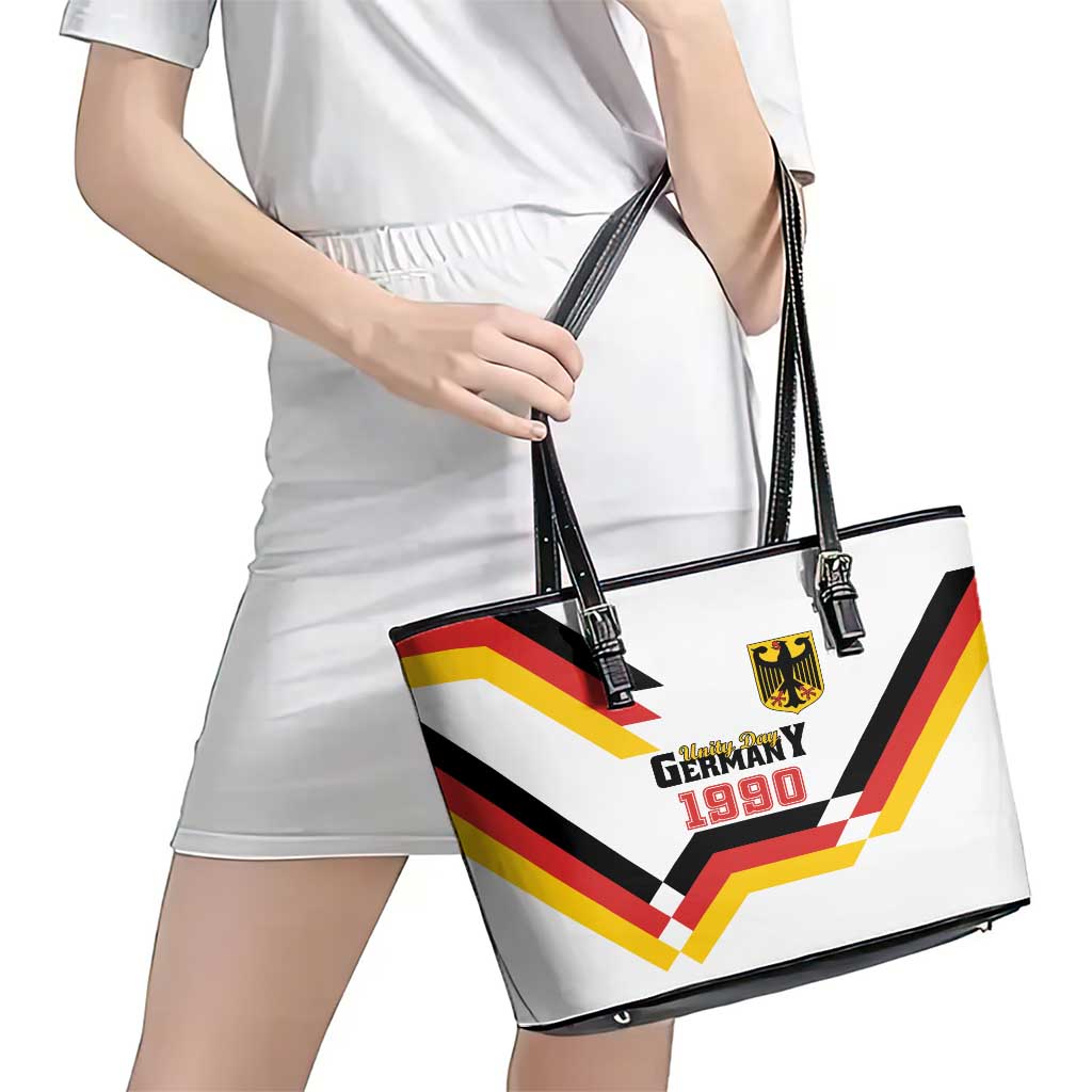 Germany Unity Day 1990 Edition Leather Tote Bag Unique Style LT01