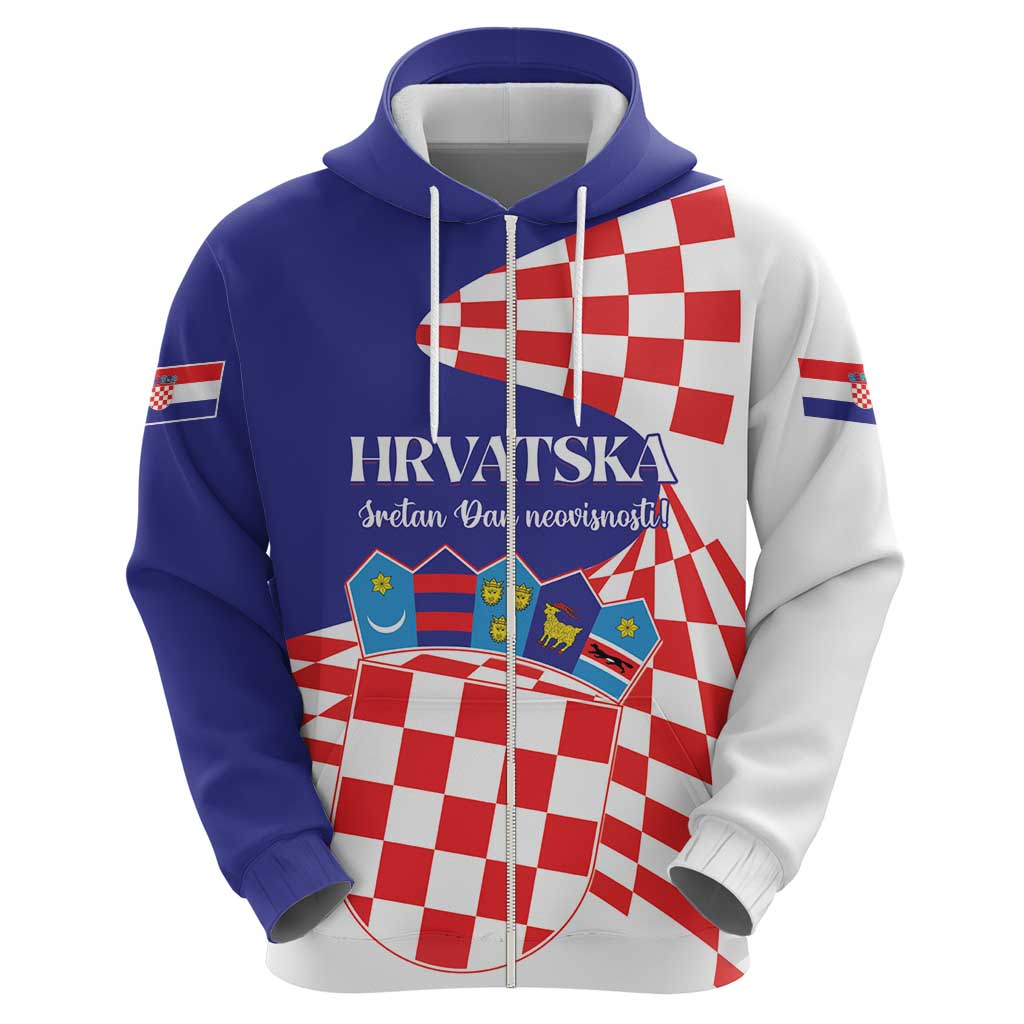 Personalized Croatia Independence Day 1991 Hoodie Sretan Dan neovisnosti Hrvatske LT01