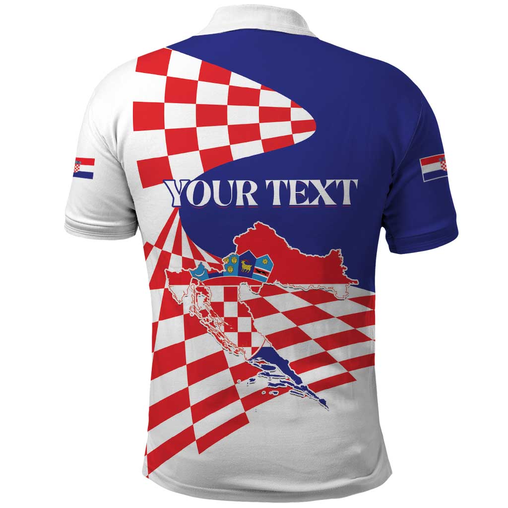 Personalized Croatia Independence Day 1991 Polo Shirt Sretan Dan neovisnosti Hrvatske LT01