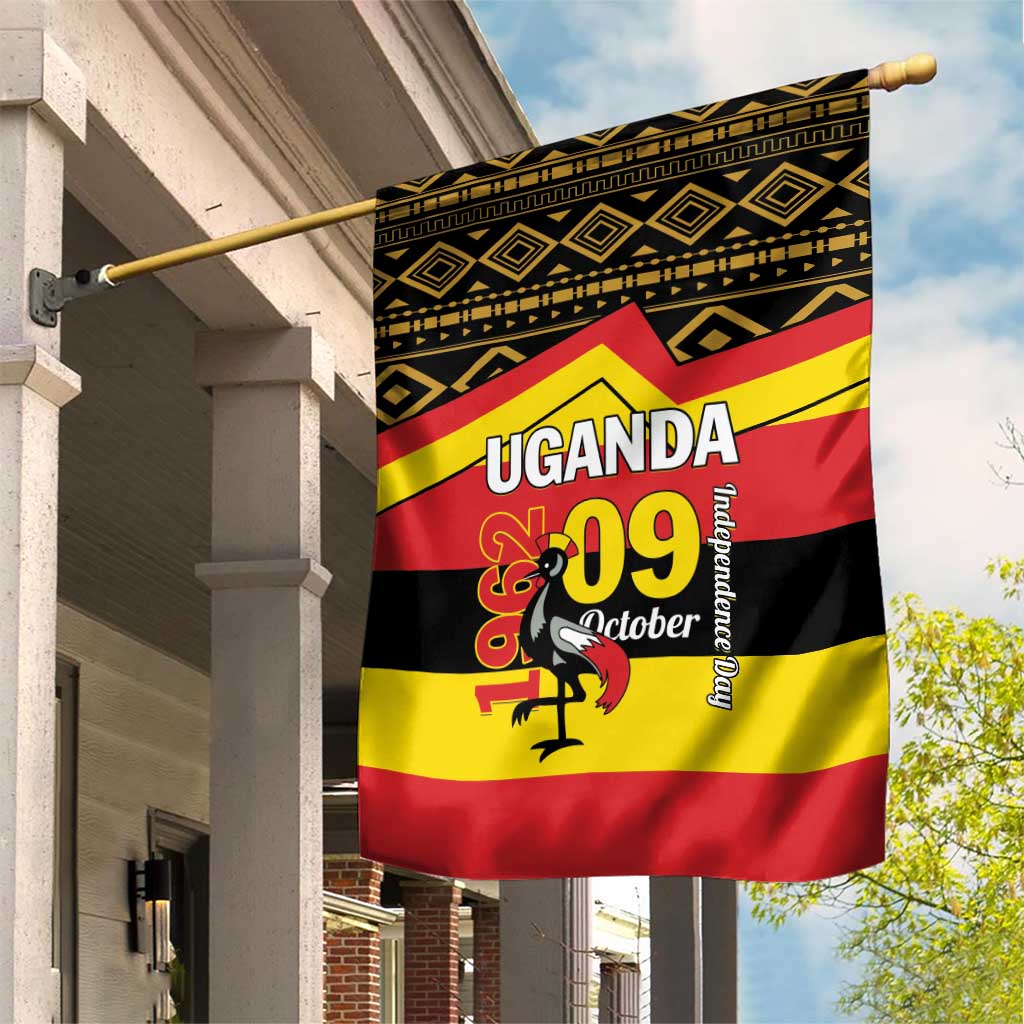 Uganda Garden Flag African Pattern - Independence Day 1962 LT01