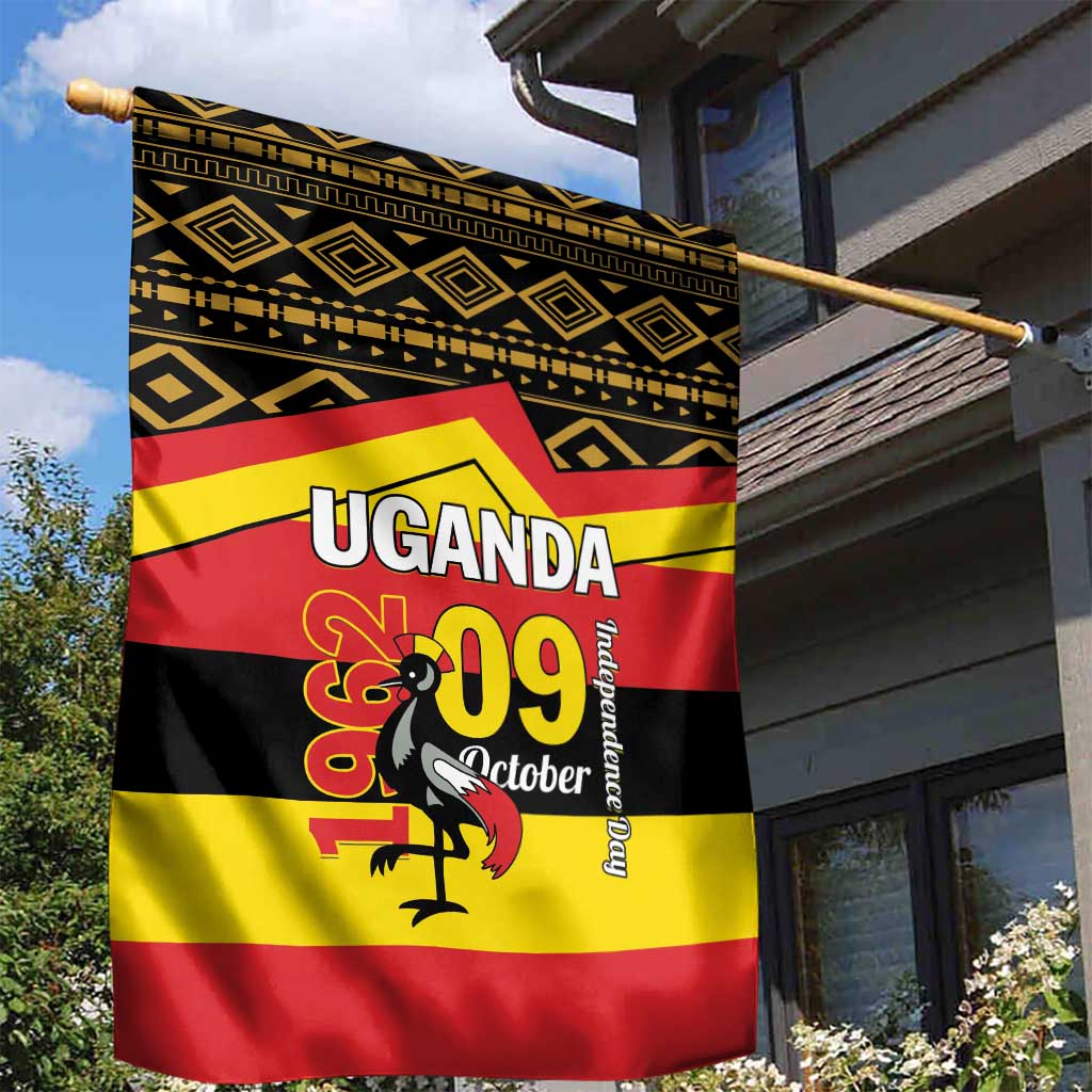 Uganda Garden Flag African Pattern - Independence Day 1962 LT01