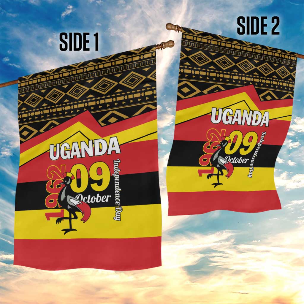 Uganda Garden Flag African Pattern - Independence Day 1962 LT01