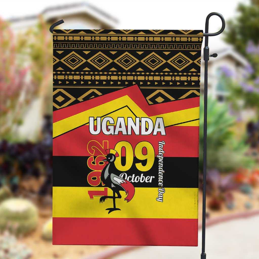 Uganda Garden Flag African Pattern - Independence Day 1962 LT01