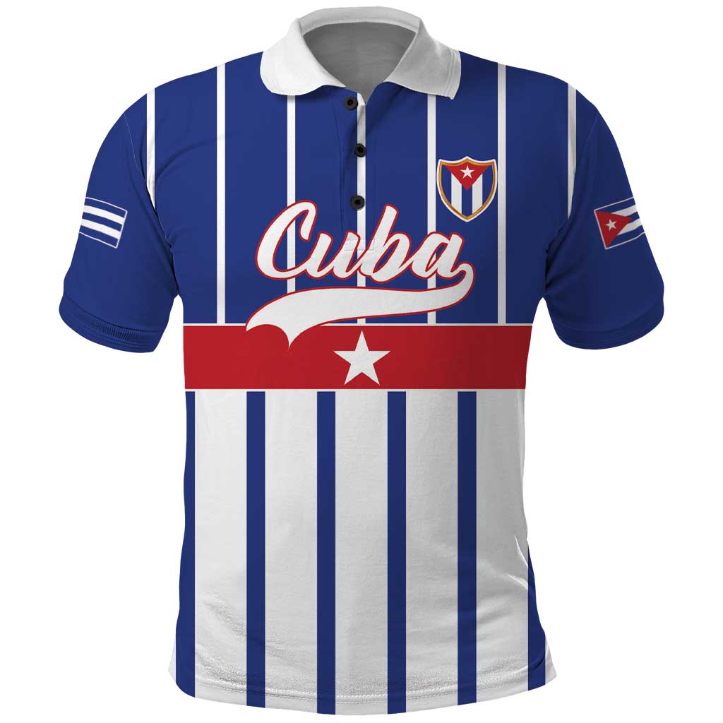 Personalized Cuba Polo Shirt Simple Sporty Style LT01