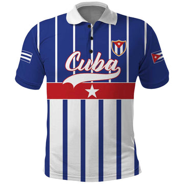 Personalized Cuba Polo Shirt Simple Sporty Style LT01