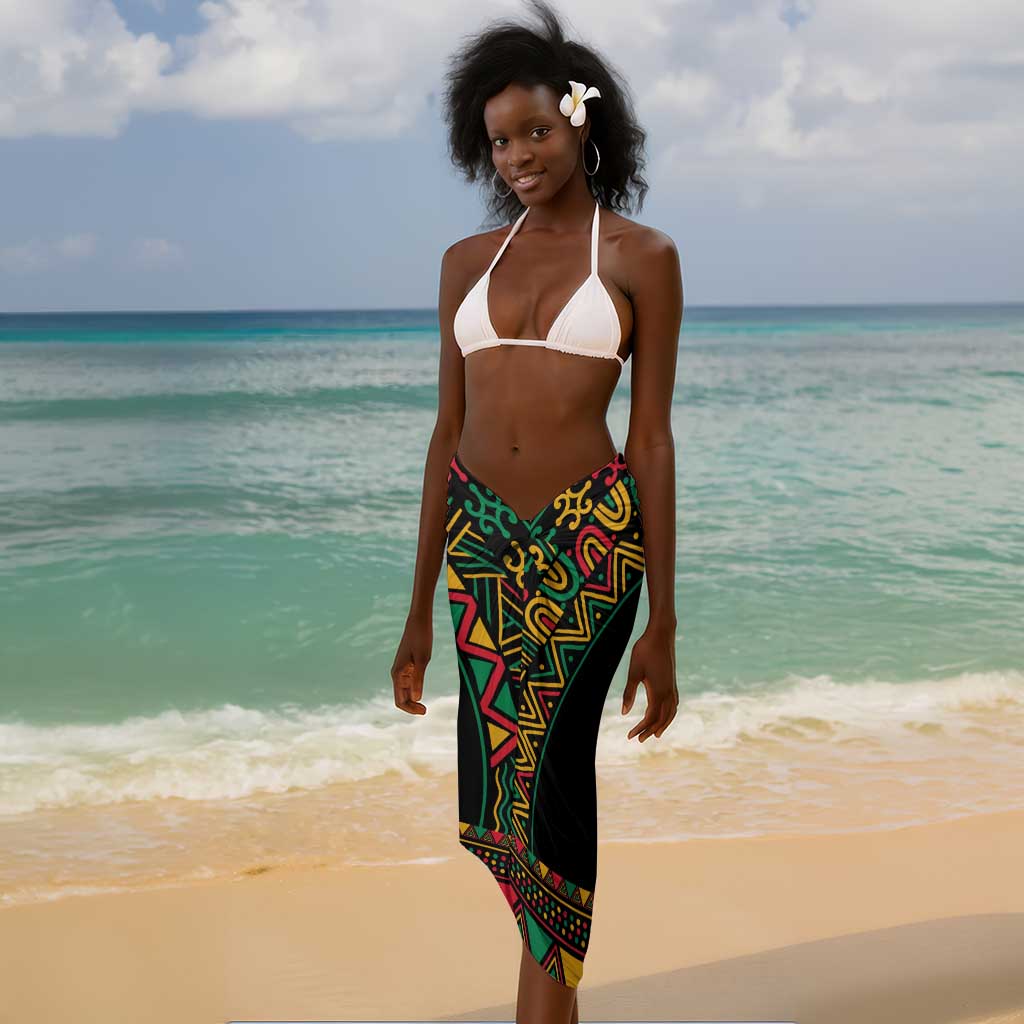 Make Every Month Black History Month Sarong African Pattern LT01