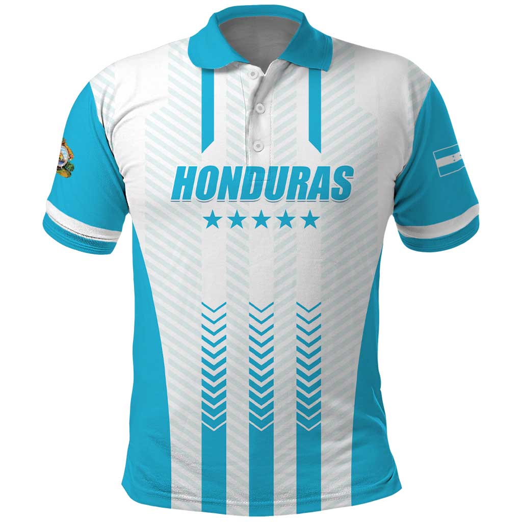Custom Honduras Football Polo Shirt Vamos Los Catrachos LT01