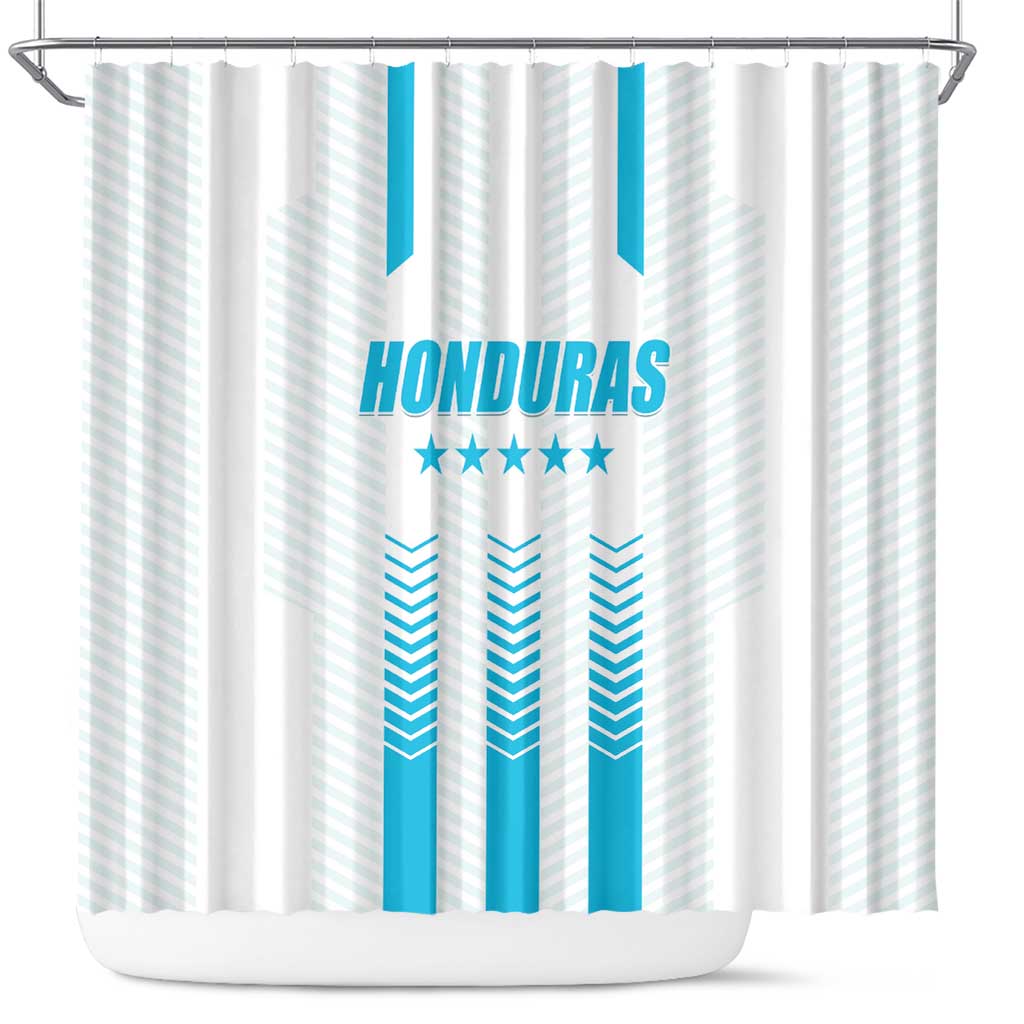 Honduras Football Shower Curtain Vamos Los Catrachos LT01