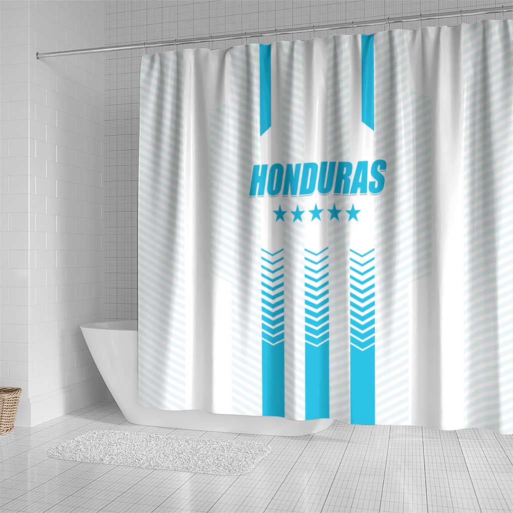 Honduras Football Shower Curtain Vamos Los Catrachos LT01
