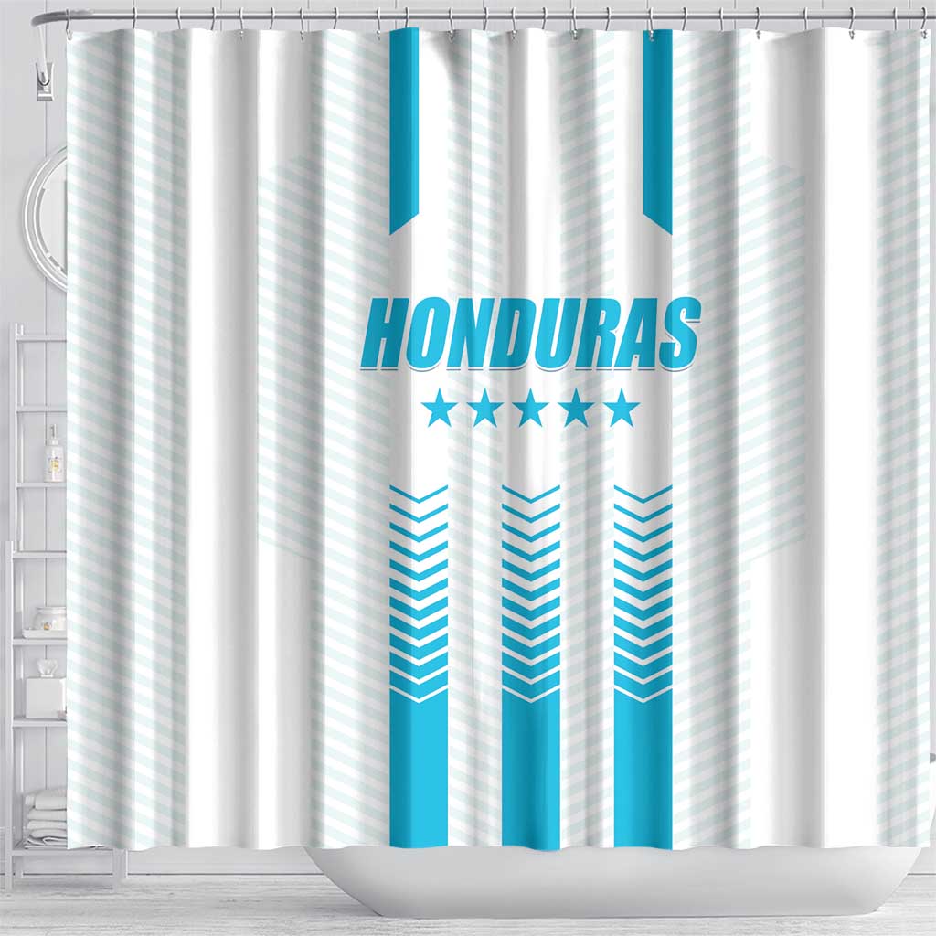 Honduras Football Shower Curtain Vamos Los Catrachos LT01