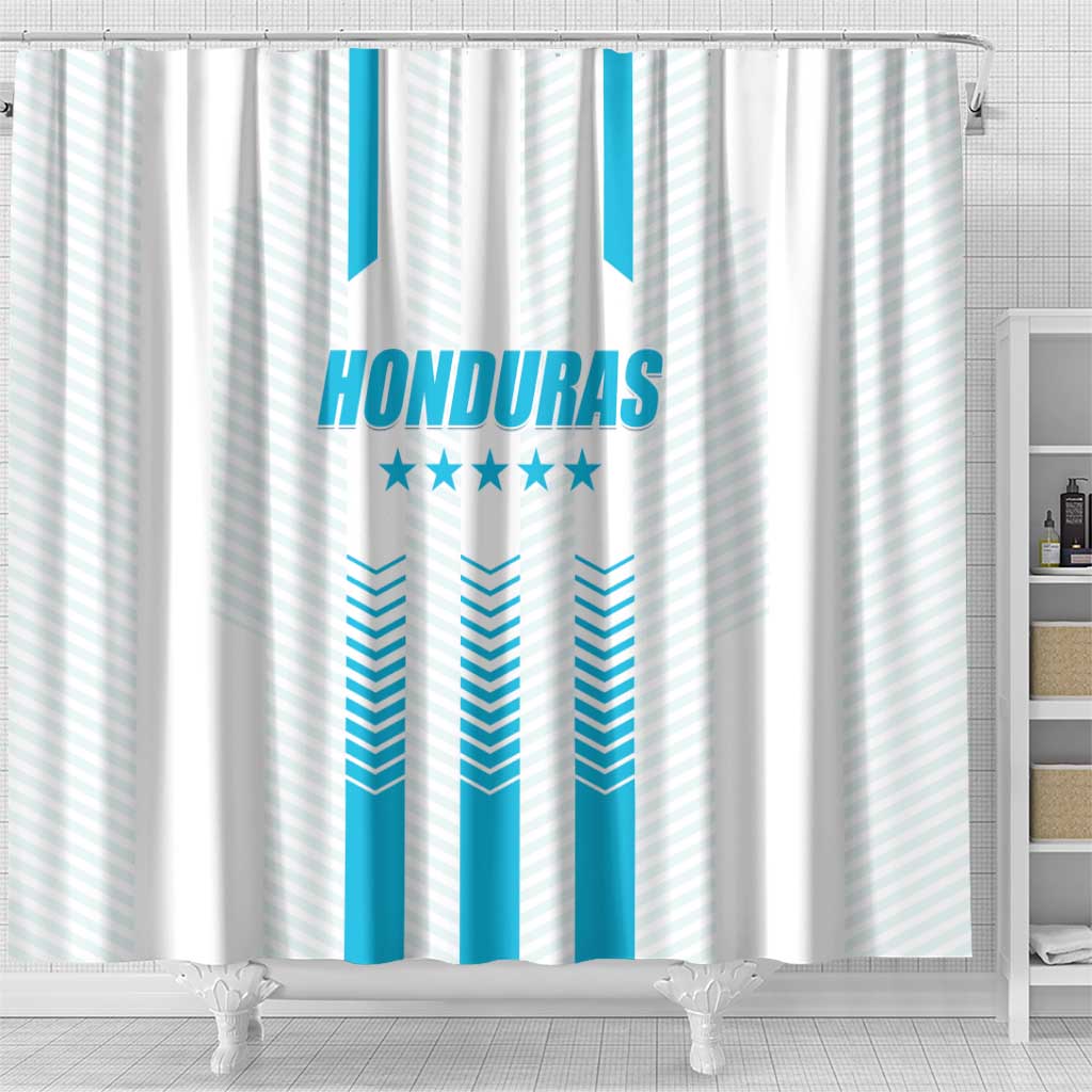 Honduras Football Shower Curtain Vamos Los Catrachos LT01