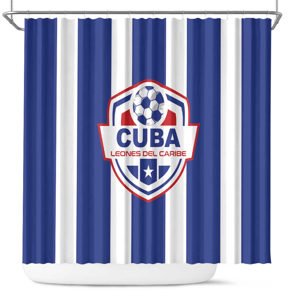 Cuba Football Shower Curtain Los Leones del Caribe LT01