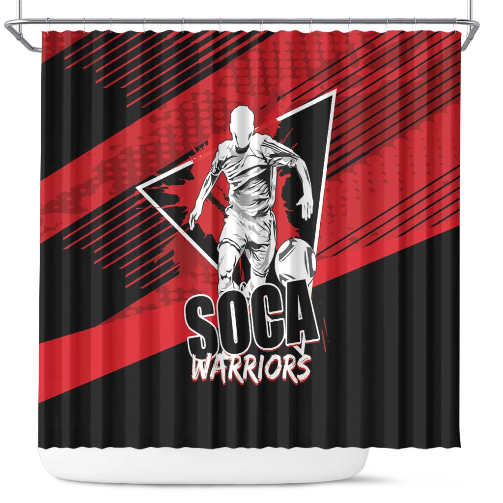 Trinidad and Tobago Football Shower Curtain Soca Warriors In My Heart LT01