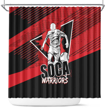 Trinidad and Tobago Football Shower Curtain Soca Warriors In My Heart LT01