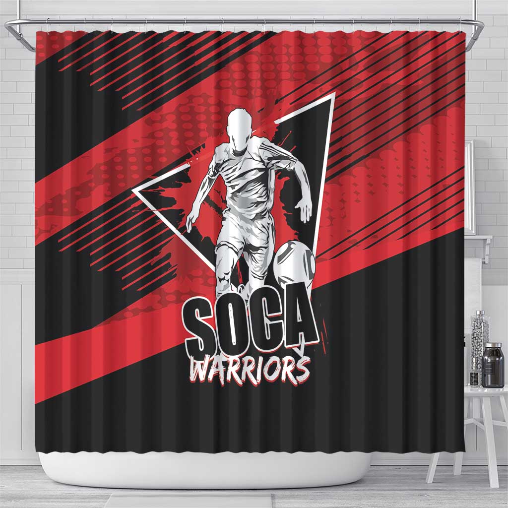 Trinidad and Tobago Football Shower Curtain Soca Warriors In My Heart LT01