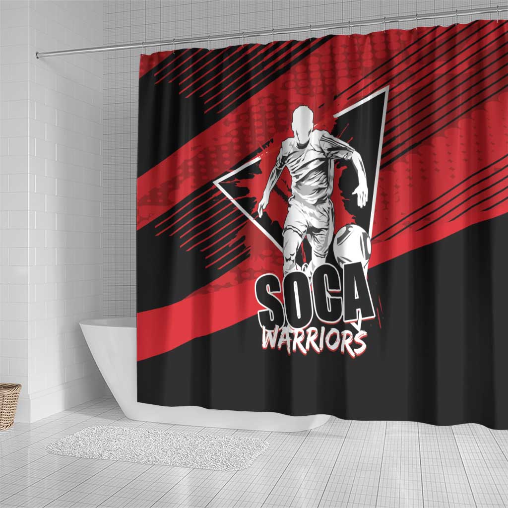 Trinidad and Tobago Football Shower Curtain Soca Warriors In My Heart LT01