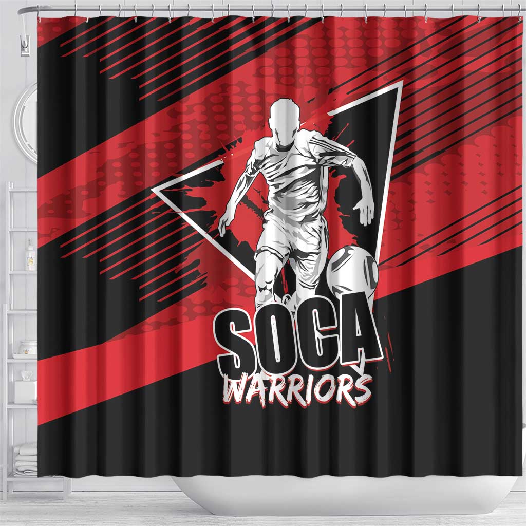 Trinidad and Tobago Football Shower Curtain Soca Warriors In My Heart LT01